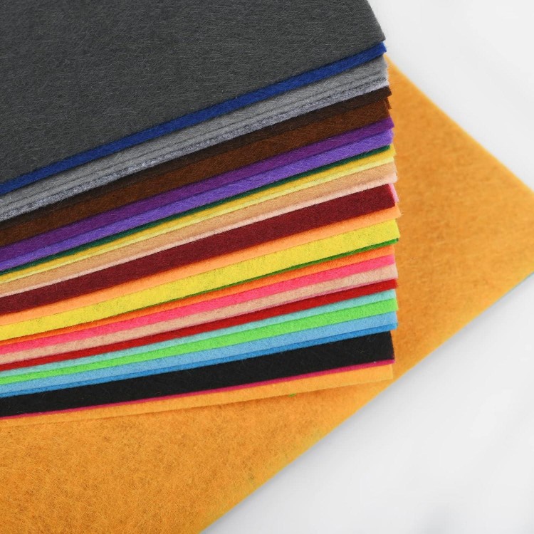 40Pcs Felt Fabric Sheets, 8 x 12 inch DIY Craft Felt 1mm Thick, Non-Woven Fabric 