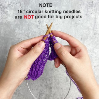 Mdoker Bamboo Circular Knitting Needle Circular Knitting Needles