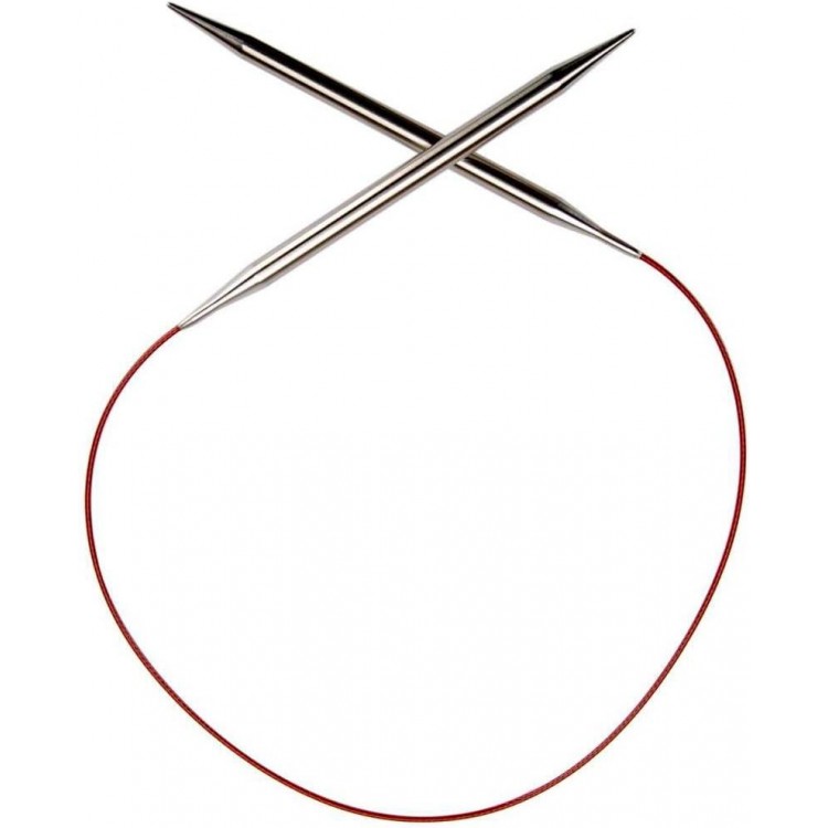ChiaoGoo Red Lace Circular 24 inch (61cm) Stainless Steel Knitting Needle