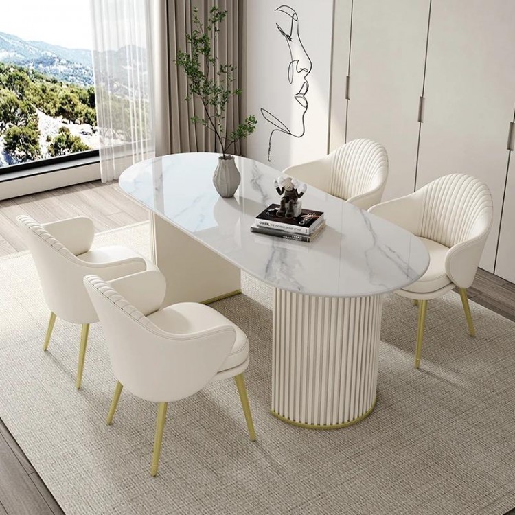 Luxury Nordic Dining Table Legs Metal Modern Space Savers Dining Table Living Minimalist Mesas De Comedor Room Furniture