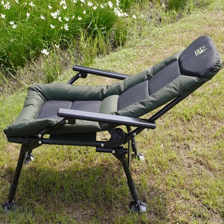 Lightweight Chair Folding Hiking Fishing Leisure Beach Camping Patio Furniture Convenient Armchairs with Backrest