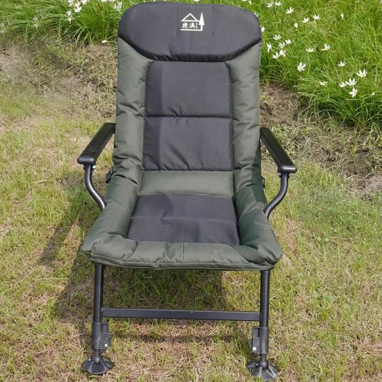 Lightweight Chair Folding Hiking Fishing Leisure Beach Camping Patio Furniture Convenient Armchairs with Backrest