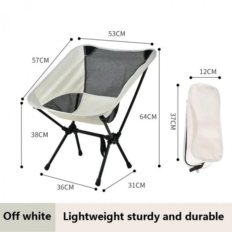 Moon Chair Detachable Portable Foldable Outdoor Camping Chair Beach Fishing Chair Lightweight Easy to Carry Travel Picnic