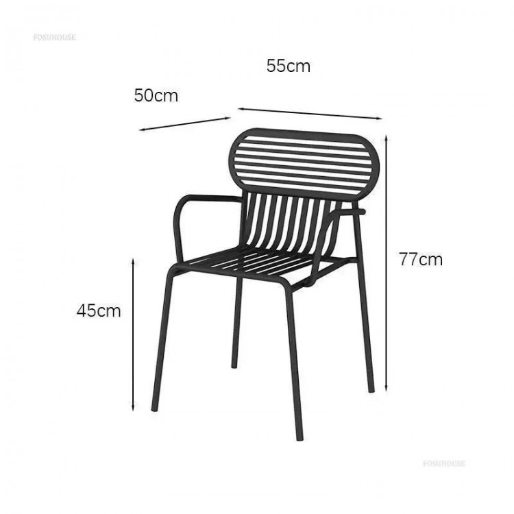 Nordic Iron Outdoor Tables Courtyard Villa Garden Leisure Table and Chairs Outdoor Furniture Light Luxury Home Coffee Tables B