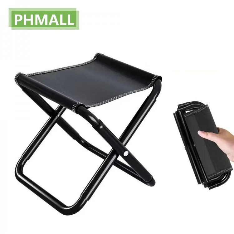 Camping Portable Folding Aluminum Foldable Fishing Chair Stool Seat Hiking Tools Picnic Camping Stool MIni Storage