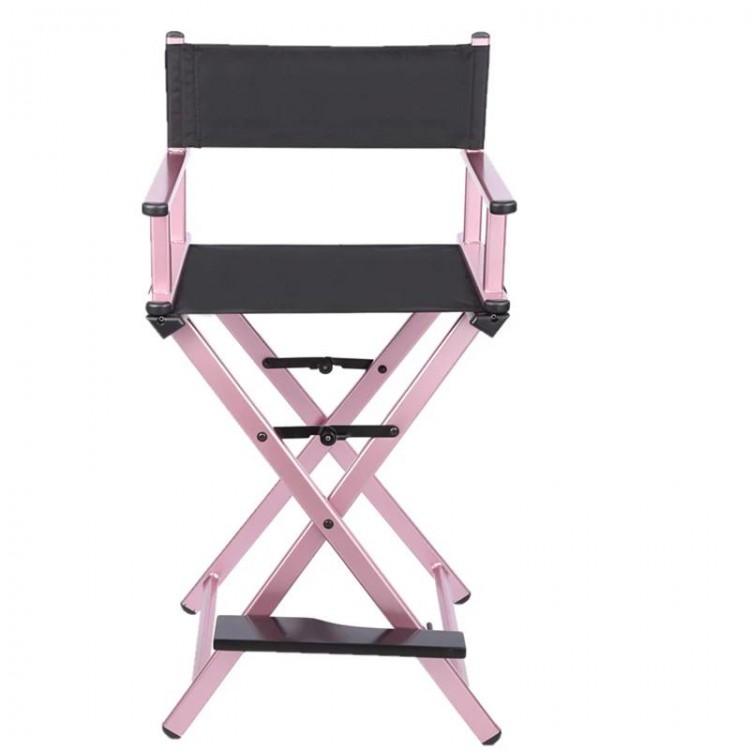 Outdoor Modern Portable All Aluminium Lounge Chair with Headrest - Portable Makeup Artist/Beach Chair Bar Office Makeup Chair