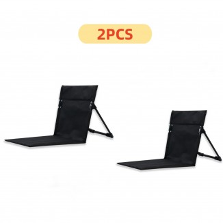 Outdoor Foldable Camping Chair Garden Park Single Reclining Chair Backrest Cushion Picnic Camping Foldable Beach Chair