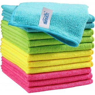 HOMEXCEL Microfiber Cleaning Cloth,12 Pack Cleaning Rag,Cleaning Towel