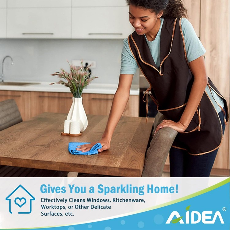 AIDEA Microfiber Cleaning Cloths-100PK, Soft Absorbent Rags for Cleani