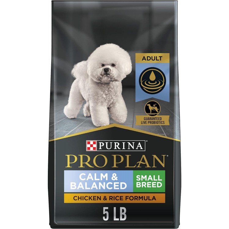 Purina pro plan Calm & Balanced Adult Small Breed Chicken & Rice Formula Dry Dog Food - 5 lb. Bag