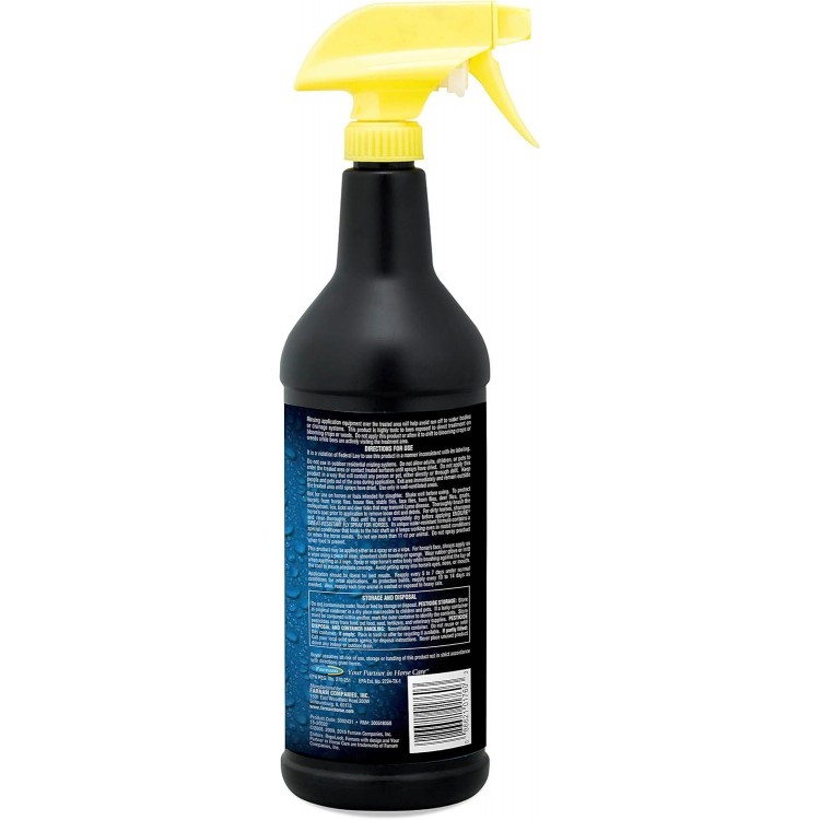 Farnam Endure Sweat-Resistant Horse Fly Spray, Kills, Repels, Protects, 32 Ounces, Quart Spray