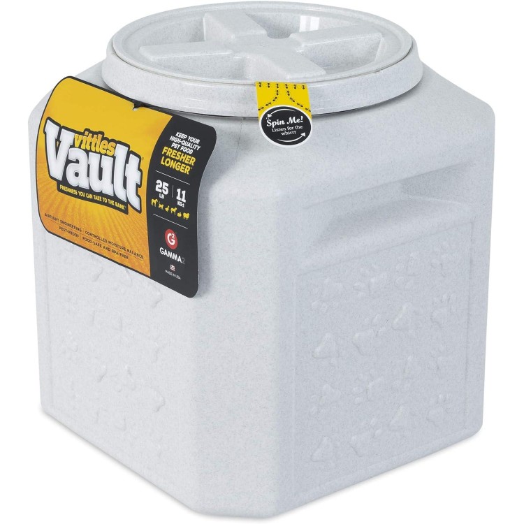 Gamma2 Vittles Vault Dog Food Storage Container, Up To 25 Pounds Dry Pet Food Storage, Made in USA