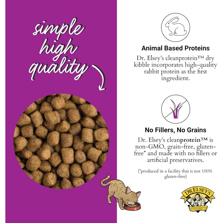 Dr. Elsey's Cleanprotein Dry Kibble Rabbit 6.6lb.