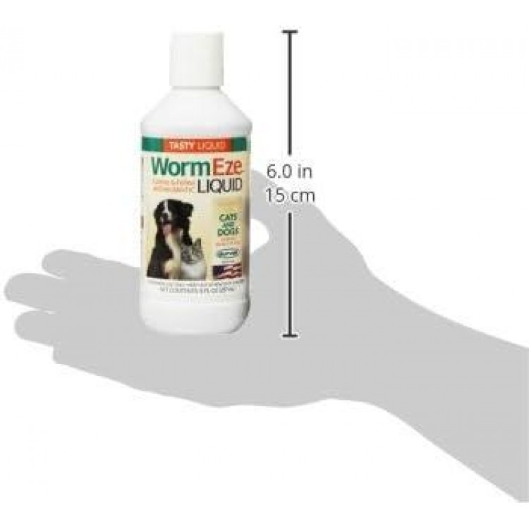 Durvet WormEze Liquid Canine & Feline Antihelmintic, 8 oz