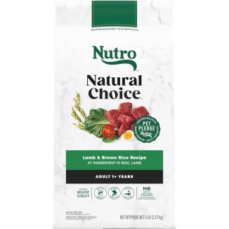 Nutro Natural Choice Adult Dry Dog Food, Lamb and Brown Rice Recipe, 5 lbs.