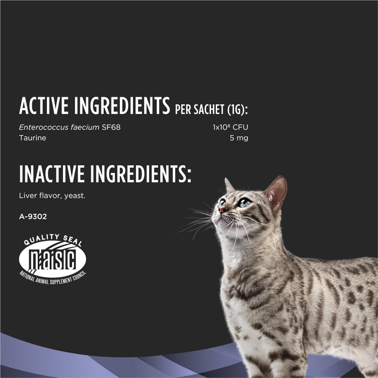 Purina FortiFlora Cat Probiotic Powder Supplement, Pro Plan Veterinary Supplements Probiotic Cat Supplement – 30 ct. box