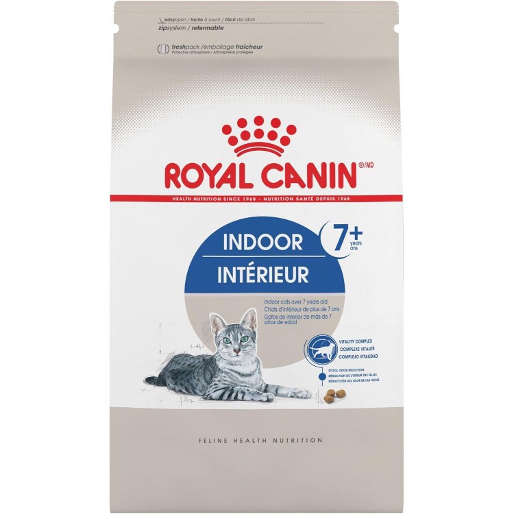 Royal Canin Indoor 7+ Adult Dry Cat Food, 2.5 lb bag