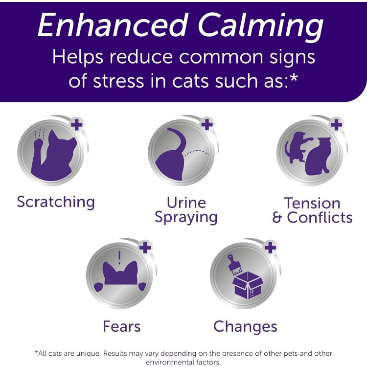 FELIWAY Optimum, Enhanced Calming Pheromone 30-day Refill – 6 Pack