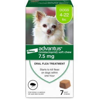 Dog Advantus Chewable Flea Treatment for Dogs 4 - 22 lbs. | 7 ct.