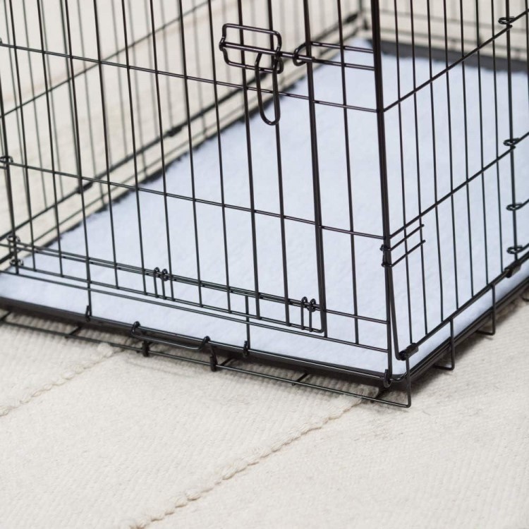 Precision Pet Products Two Door Provalue Wire Dog Crate, 36 Inch, For Pets 50-70 lbs, With 5-Point Locking System