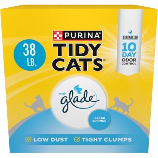 Purina Tidy Cats Clumping Multi Cat Litter, Glade Clear Springs - 38 lb. Box