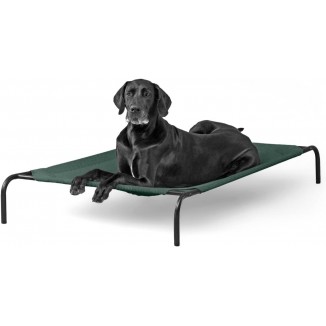 Coolaroo 474676 Original Elevated Pet Bed, Extra Large, Brunswick Green