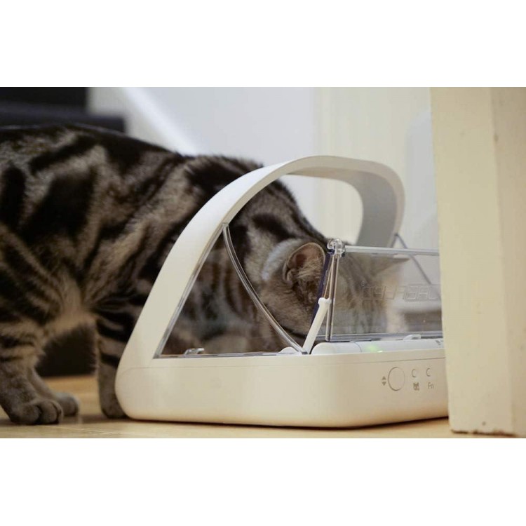 Sure Petcare -SureFlap - SureFeed - Microchip Pet Feeder - Selective-Automatic Pet Feeder Makes Meal Times Stress-Free, Suitable for Both Wet and Dry Food - MPF001