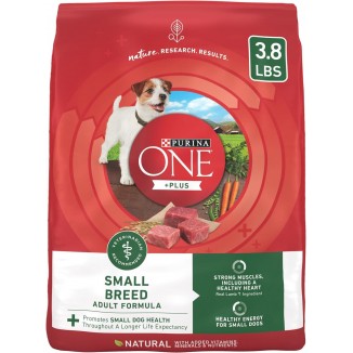 Purina ONE Plus Small Breed Lamb and Rice Formula Dry Dog Food - 3.8 lb. Bag