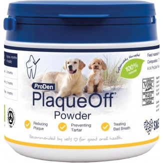 ProDen PlaqueOff Powder – Supports Normal, Healthy Teeth, Gums, and Breath Odor in Pets – 420 g