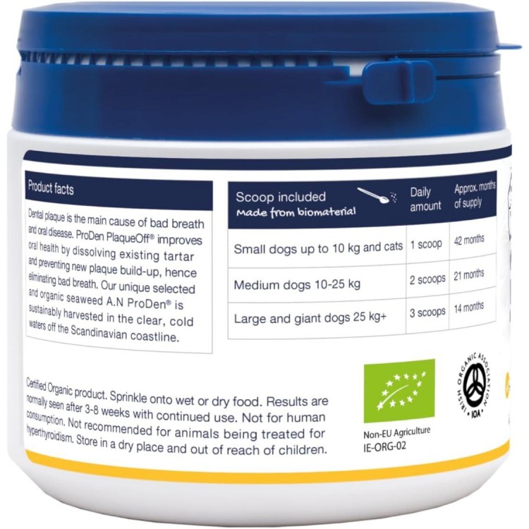 ProDen PlaqueOff Powder – Supports Normal, Healthy Teeth, Gums, and Breath Odor in Pets – 420 g