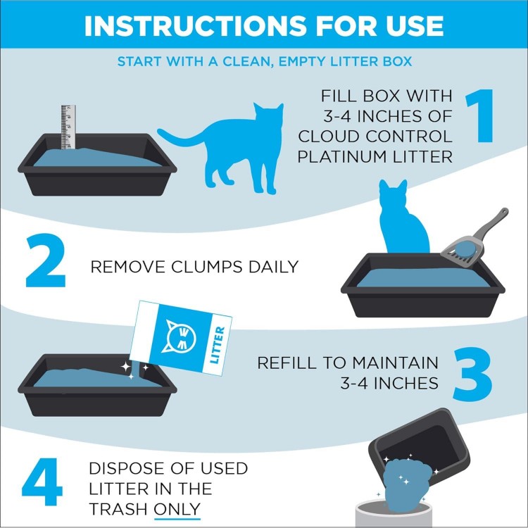 Arm & Hammer Cloud Control Platinum Multi-Cat Clumping Cat Litter with Hypoallergenic Light Scent, 14 Days of Odor Control, 27.5 lbs, Online Exclusive Formula