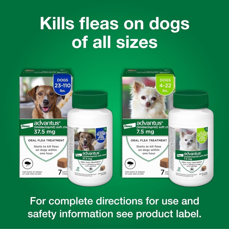 Dog Advantus Chewable Flea Treatment for Dogs 23 - 110 lbs. | 30 ct.