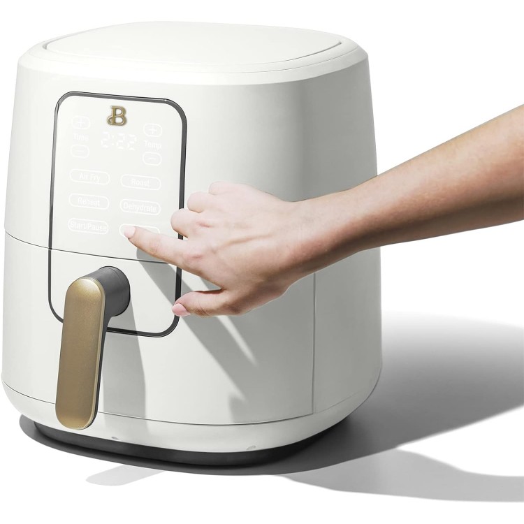 Quart Touchscreen Air Fryer, White Icing by Drew Barrymore