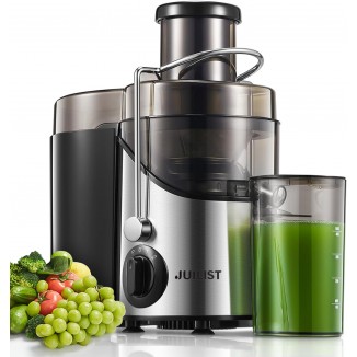 Juicer Machines, Juilist 3 Wide Mouth Juicer Extractor Max Power 800W, for Vegetable and Fruit with 3-Speed Setting, 400W Motor, Easy to Clean