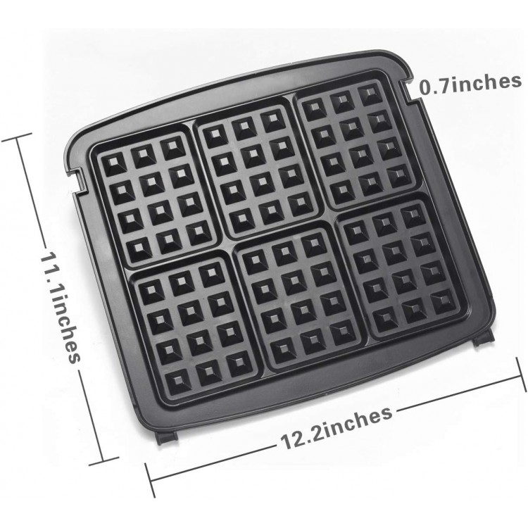 Waffle Plates for Cuisinart Griddler GR-150 Deluxe