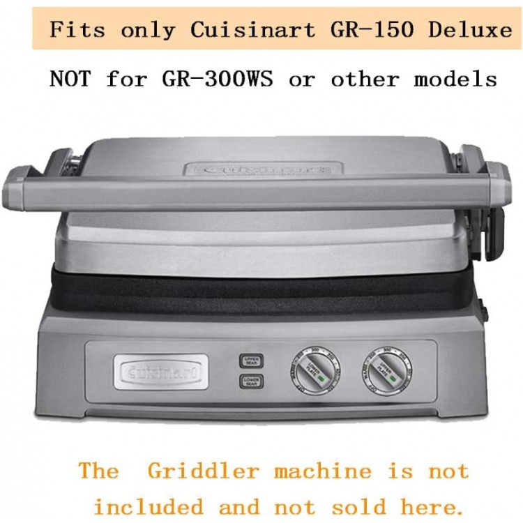 Waffle Plates for Cuisinart Griddler GR-150 Deluxe