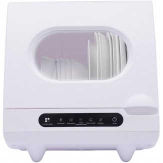 Countertop Dishwasher, Portable Counter Top Small Dishwasher, Five Wash Programs (Fast/Powerful/Fruit And Vegetable/Self-Cleaning/Purification), 1200w Mini Dish Washer For Rv, Dorm & Apartment