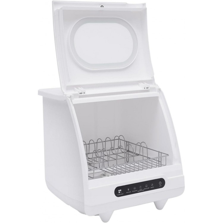 Dishwasher, Portable Countertop Dishwasher, 5 Washing Programs Dishwasher, 1200W Mini Dish Washer w/Cleaning/Purification/Storage, 360° Spray Arms Intelligent Cutlery Helper For RV Apartments