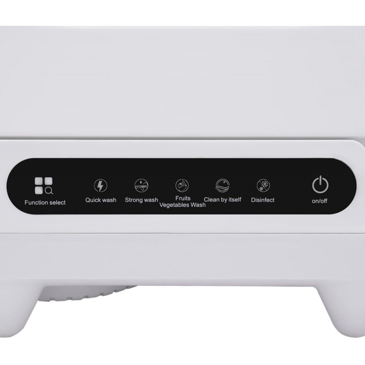 Portable Countertop Dishwasher, 72℃ Compact Dish Washing 360° Spray Arms, 4-5L Water Consumption, W/5 Washing Programs, Display for Small-Sized Houses, Apartments, Dorms, Boats, Campers/Rvs.