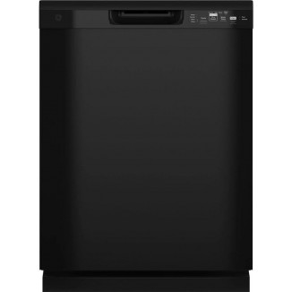 24 in. Built-In Tall Tub Front Control Black Dishwasher with Sanitize, Dry Boost, 55 dBA