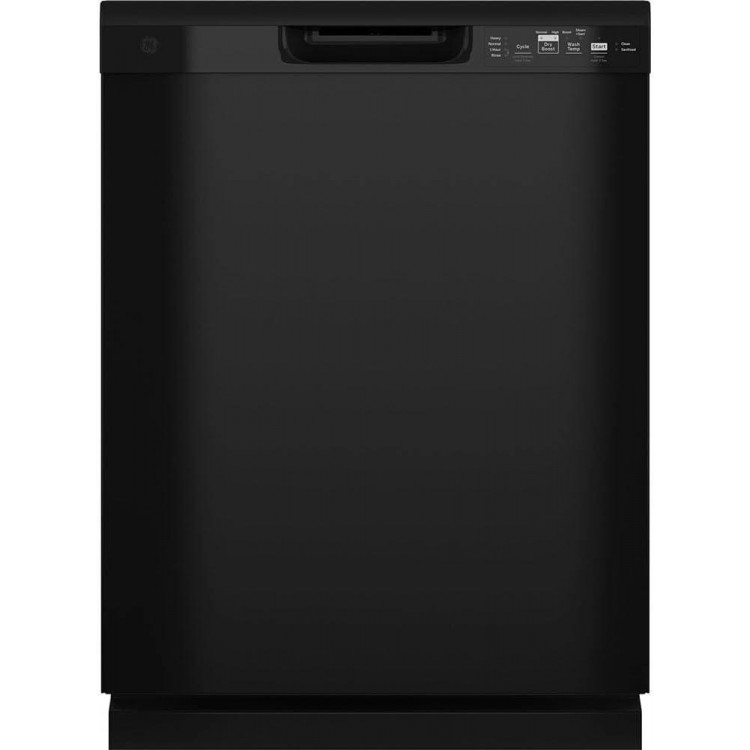 24 in. Built-In Tall Tub Front Control Black Dishwasher with Sanitize, Dry Boost, 55 dBA