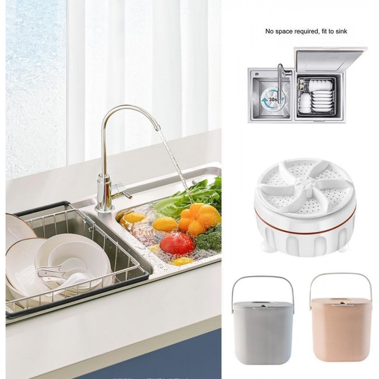 Mini Ultrasonic Dishwashers,Portable Countertop Dishwasher,Portable Dishwasher With Water Tank,for Home, Business, Travel,rv, Apartment