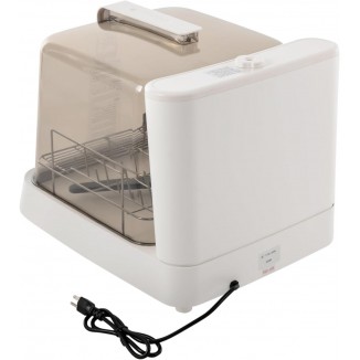 Portable Countertop Dishwasher Countertop Dishwasher with 360°Rotating Spray & Multiple Cleaning Modes Automatic Dishwashing, See-Through Dishwasher for Apartments & Dorms & RVs