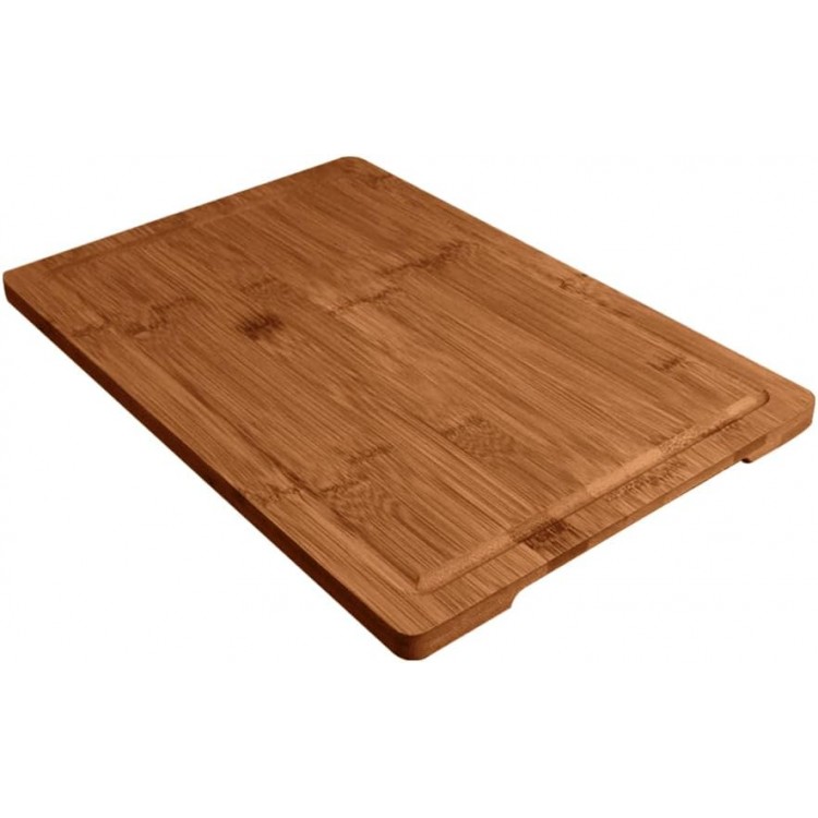 MelBell Bamboo Cutting Board Set Of 3 for Kitchen - Wooden Chopping Boards with Juice Groove - Wood Serving Board for Meat, Vegetables, Cheese