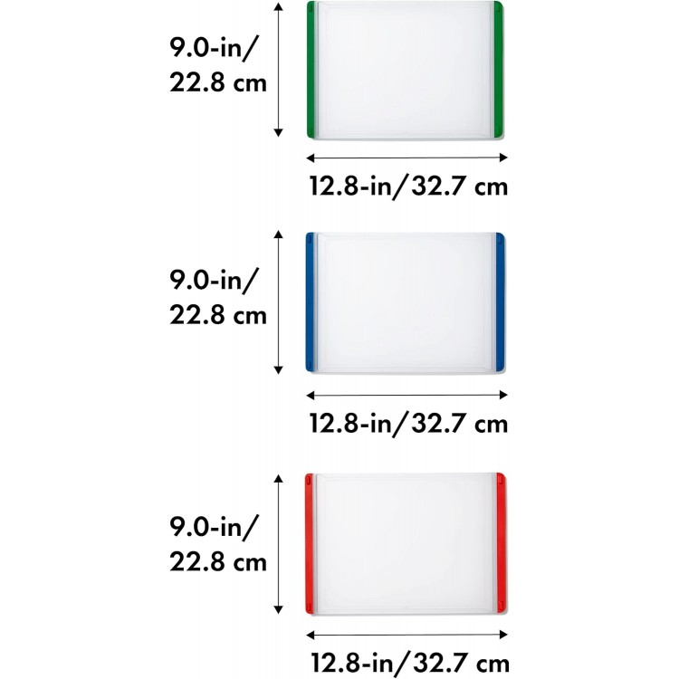 OXO Good Grips 3-Piece Plastic Everyday Cutting Board Set - Red, Green, Blue