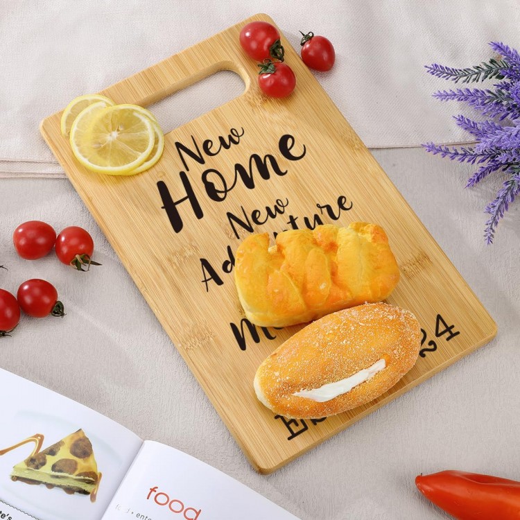 Housewarming Gift for New House Homeowner, Housewarming Gift, New Home Gift Idea, First Home Gift, Gift for Home, New Home New Adventure New Memories, Cutting Board Gift, MCB032