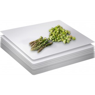 Crown 50 Count Premium Quality Disposable Cutting Boards ~10 Inch X 13.5 Inch Disposable Sheets For Kitchen And Commercial Use ~ Patent Pending ~ Recyclable Disposable Cutting Board Sheets