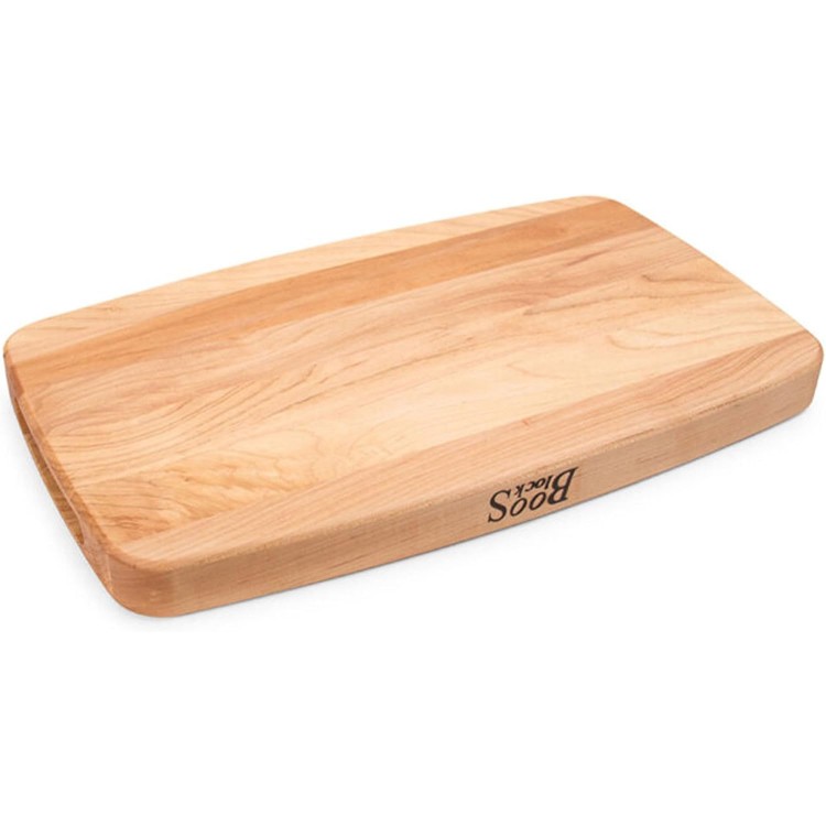 John Boos Boos Block CB Series Large Reversible Wood Cutting Board with Juice Groove, 1.5-Inch Thickness, 18 x 10.5 x 1 1/2, Maple