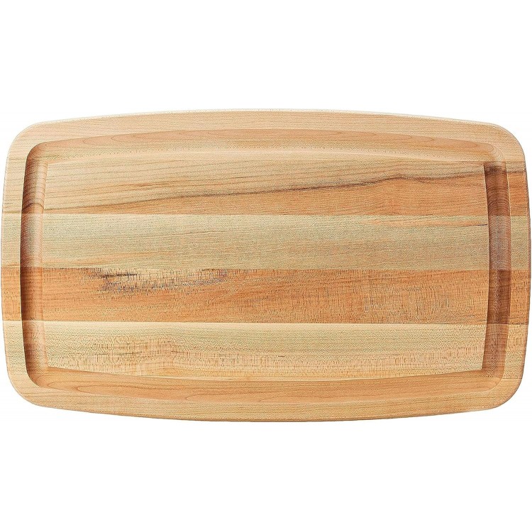 John Boos Boos Block CB Series Large Reversible Wood Cutting Board with Juice Groove, 1.5-Inch Thickness, 18 x 10.5 x 1 1/2, Maple