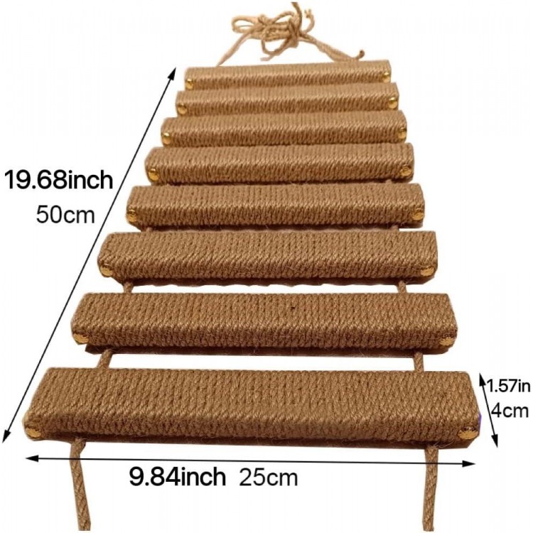 Cat Climbing Frame Bridge Cat Ladder Use for Cat Cage Pet Furniture Cat Step Scratcher Post Kitten Toys Cat Tree Tower Cat Bridge